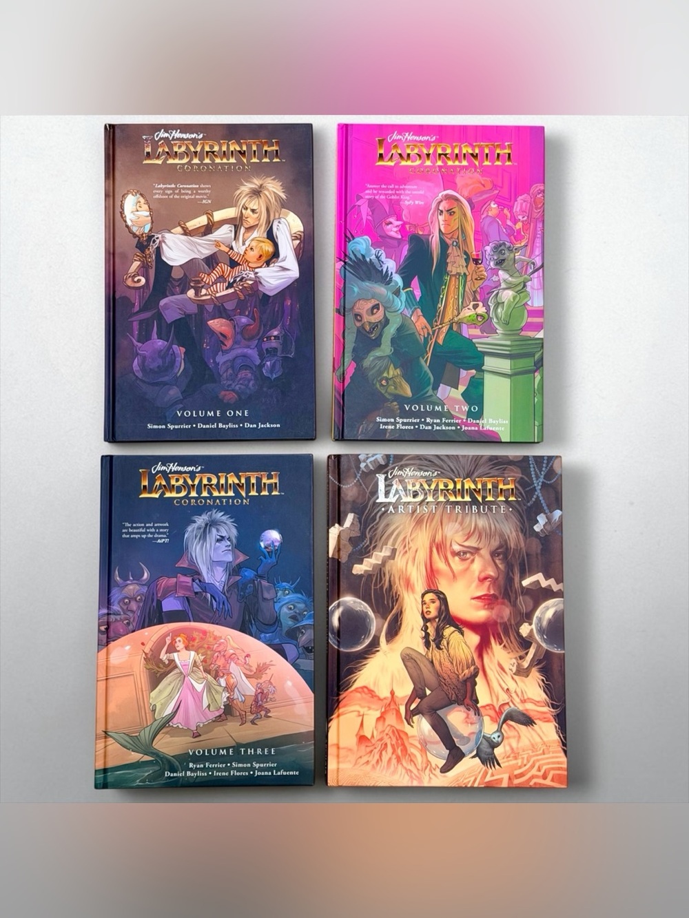 Jim Henson's Labyrinth Coronation LOT FIRST EDITION Vol 1-3 + Artist Tribute